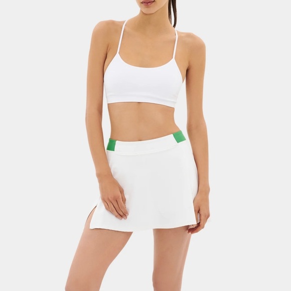 Splits59 Venus high waist rigor skort white/grass - Picture 2 of 2